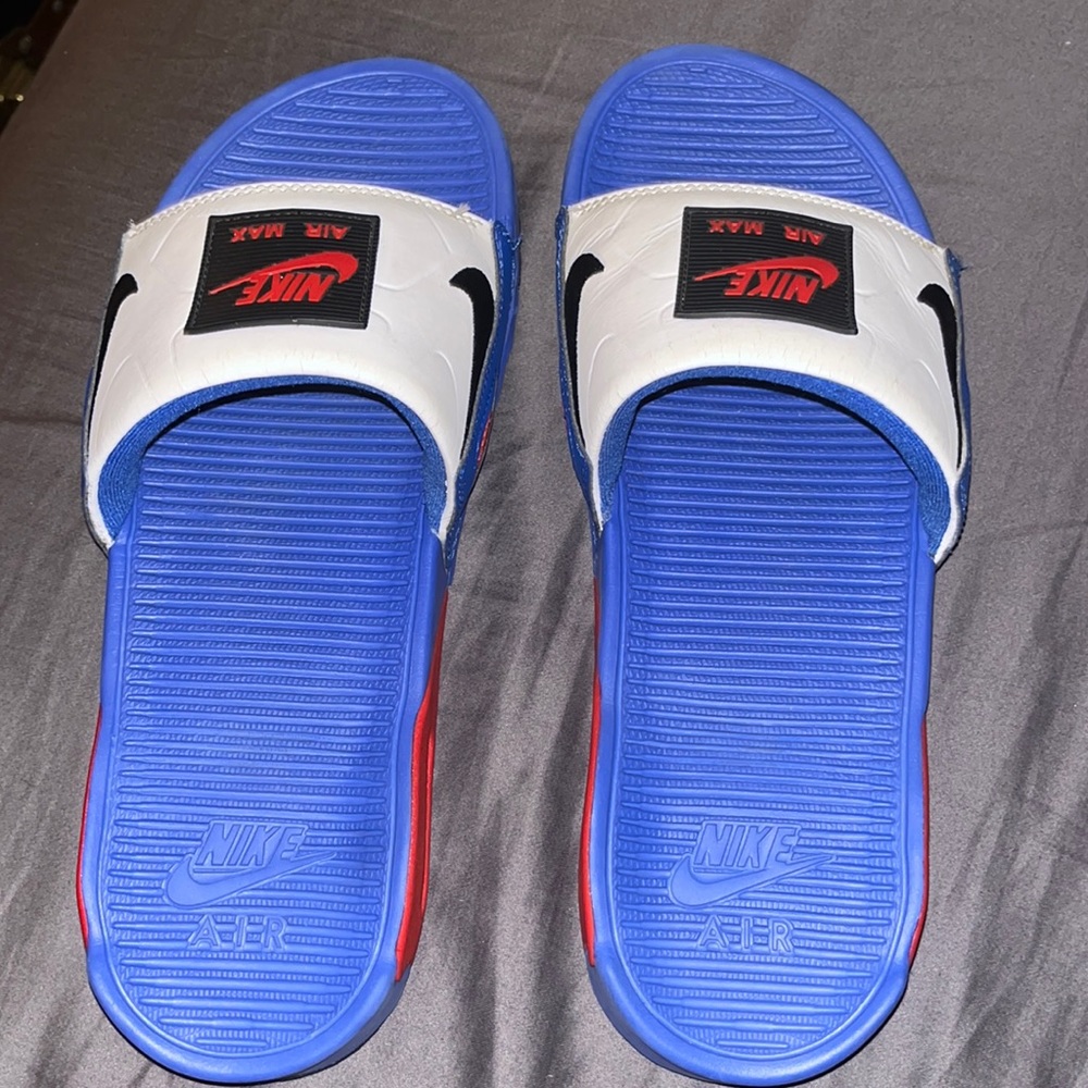 Nike Air Max 90 Slide 'Game Royal Red